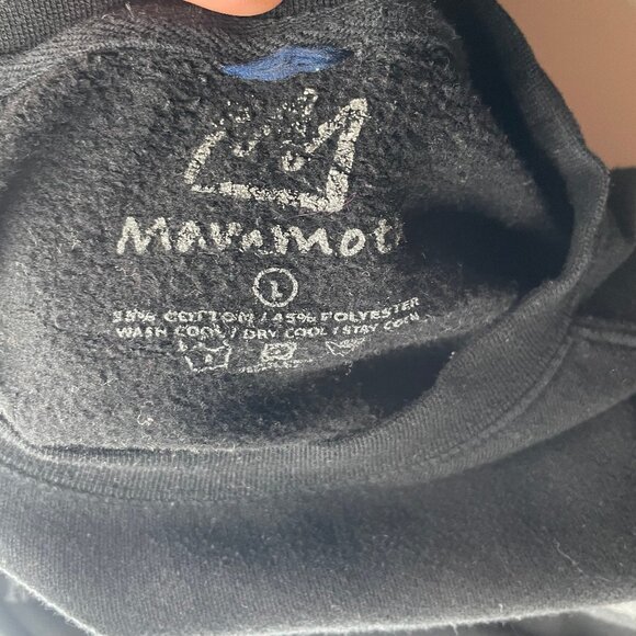 Mammoth Mountain Black Grey Long Sleeve Crew Neck Sweatshirt Size Large - Picture 10 of 12